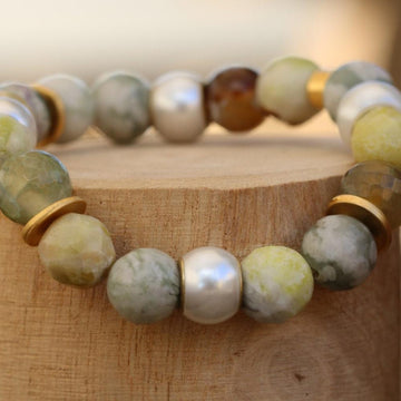 Agate Bracelet,Gemstone Bracelet,Bead Bracelets for Women,Fashion Jewelry,Gift Jewelry,Gifts for Her,Handmade Bracelet,Mother's Day Sale